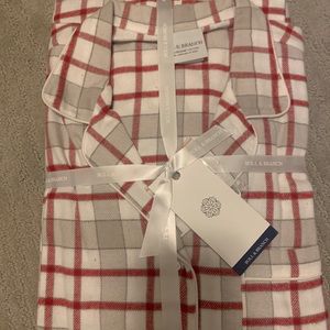 Boll and Branch Sleep Shirt Flannel Size M